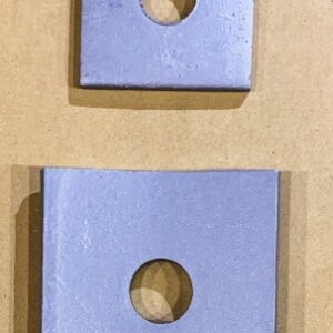 J1074TA5/8" SQUARE WASHER/HOLE DIAMETER 11/16"/DIMENSIONS 2 X 2 X 1/8"